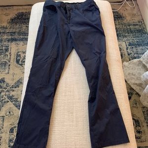 Eddie Bauer hiking pants, size 34x32 in blue grey.